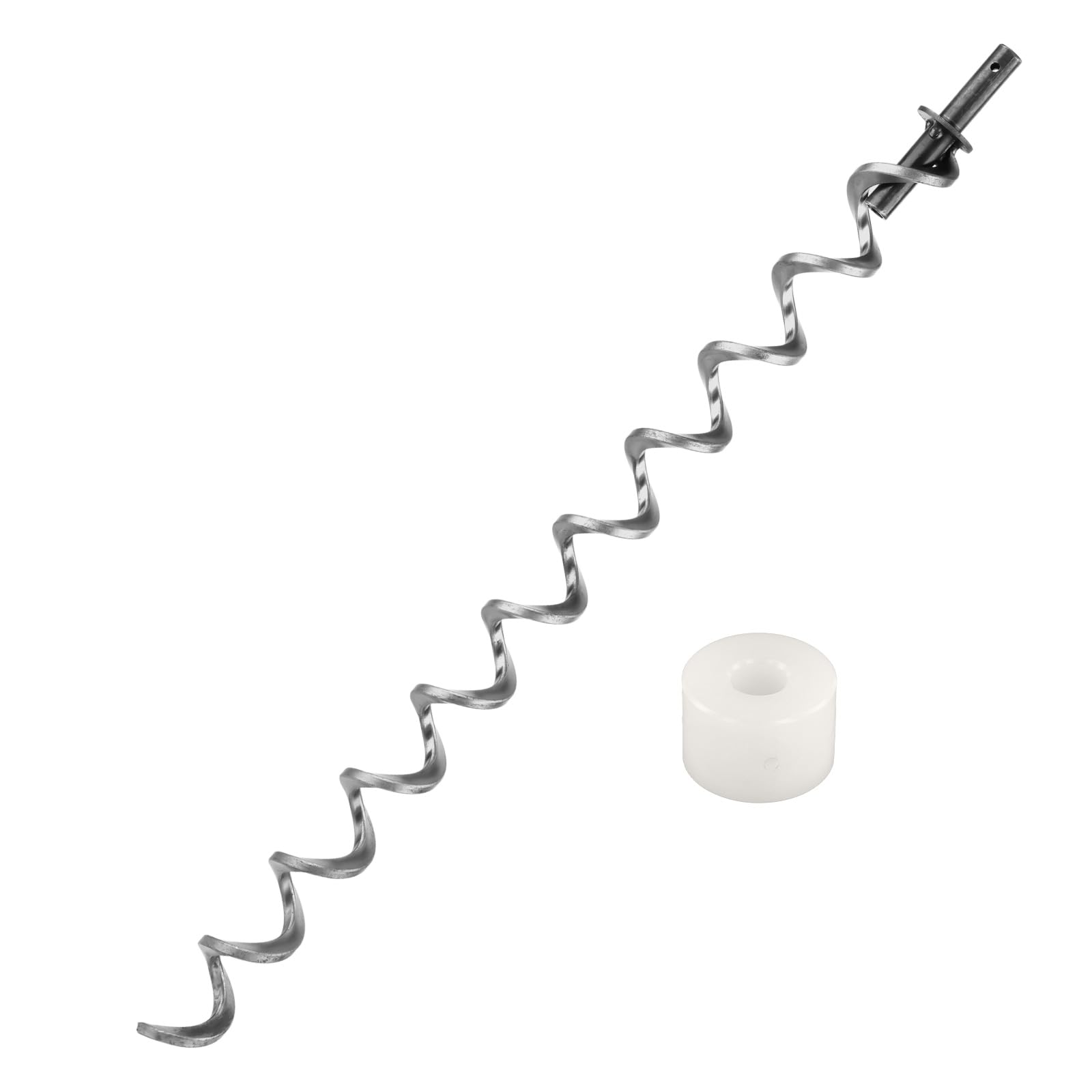 Photo 1 of 23 Inch Igniter Auger Shaft Screw, Auger Replacement with Bushing Auger Motor Push Rod/Shaft BBQ Grill Part Accessories for Pit Boss Series