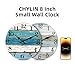 CHYLIN Wall Clock, Silent Non Ticking Battery Operated, Rustic Coastal Country Clock Decorative for Bathroom Kitchen Bedroom 8