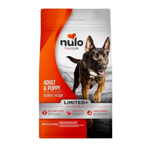 Nulo Freestyle Limited Ingredient Dry Dog Food - High Protein Turkey Recipe, Natural Grain Free Dog Food for Puppies & Adults, Small, Medium and Large Breed Kibble, 5.5lb Bag