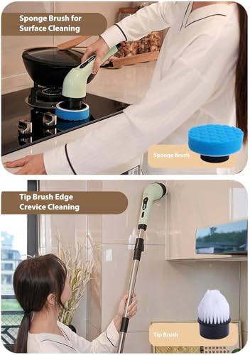 Brosse nettoyage électrique SWZEC Loreva Spin Pro sans fil efficace - 7