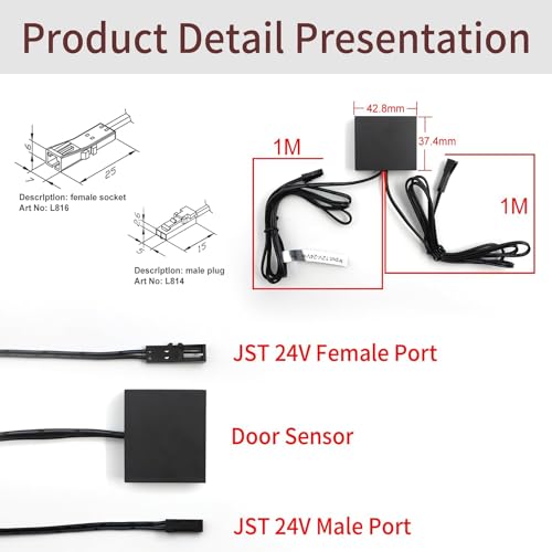 Interruptor LED con sensor IR para puerta de armario de cocina 12V VST 6