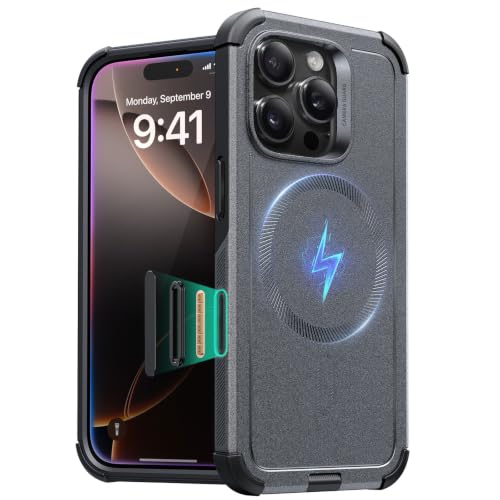 Image of ESR for iPhone 16 Pro Case, for MagSafe, Rugged, Grey