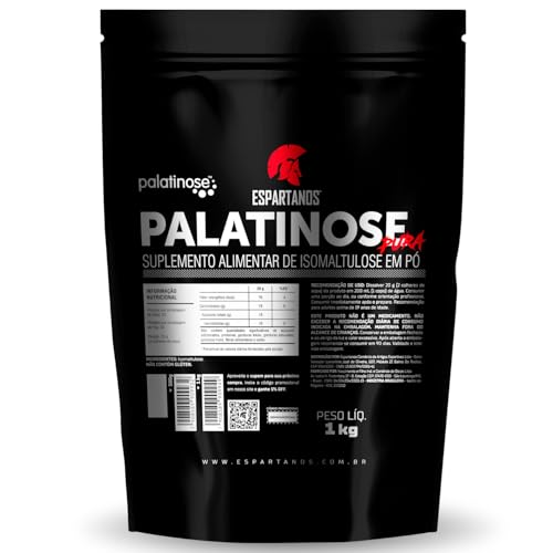 Palatinose em Pó 1kg - 100% Pura - Espartanos