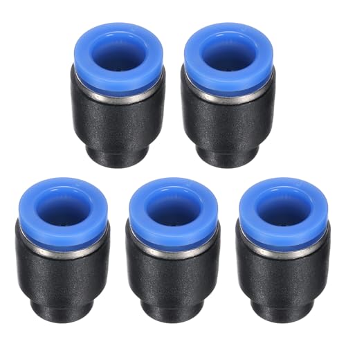5 raccords pneumatique push 5/16" uxcell bouchon