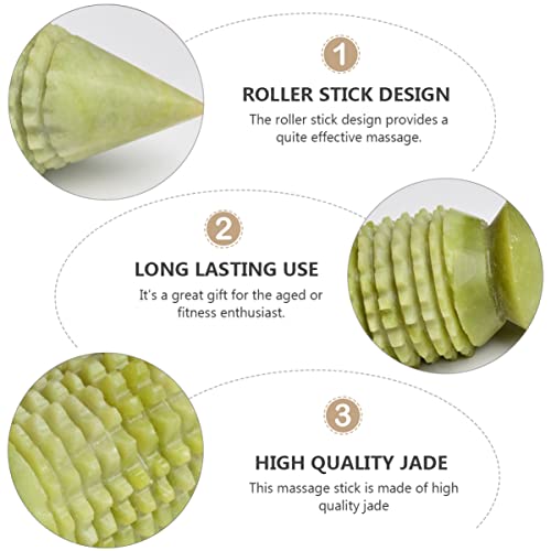 Beaupretty 2 Pçs Varinha Ferramentas Faciais Massageador Músculo Doméstico Olho Verde Para Saúde Cor