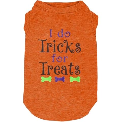 SUEOSU Halloween Dog Shirt with Glowing Skull Cover