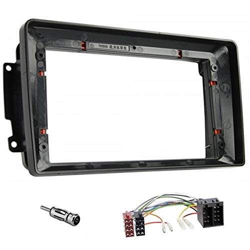 Sound Way - Kit Montage Cadre façade Adaptateur autoradio 9' Pouces Compatible avec Mercedes Benz Classe C 2000-2004 / CLK (W209) 2002-2006 - KA22-272