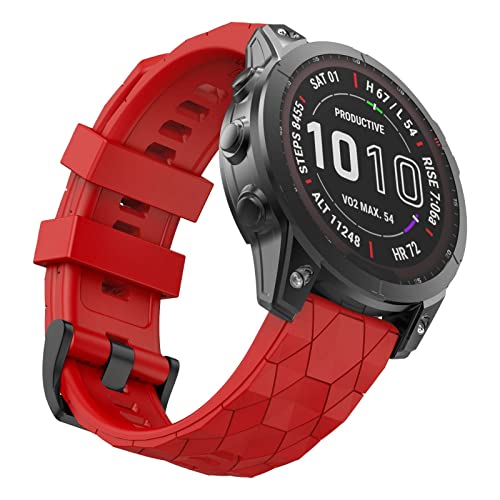 MYSNBKN Fenix 7X Strap 26mm Silicone bands for Garmin Fenix 7X/Fenix 6X/Fenix 6X Pro/Fenix 5X/Fenix 5X Plus/Fenix 3/Fenix 3 HR(Quick Fit)