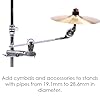 TAMA MCA63EN Cymbal Attachment Mini Boom and Clamp, chrome, medium #2