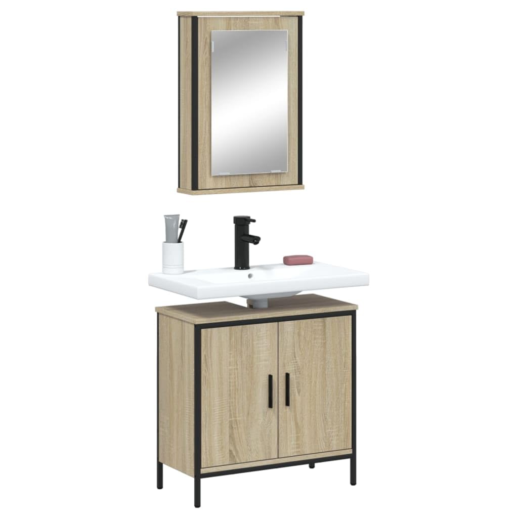 Muebles de baño de madera de roble modernos juego de 2 piezas Furniture Select