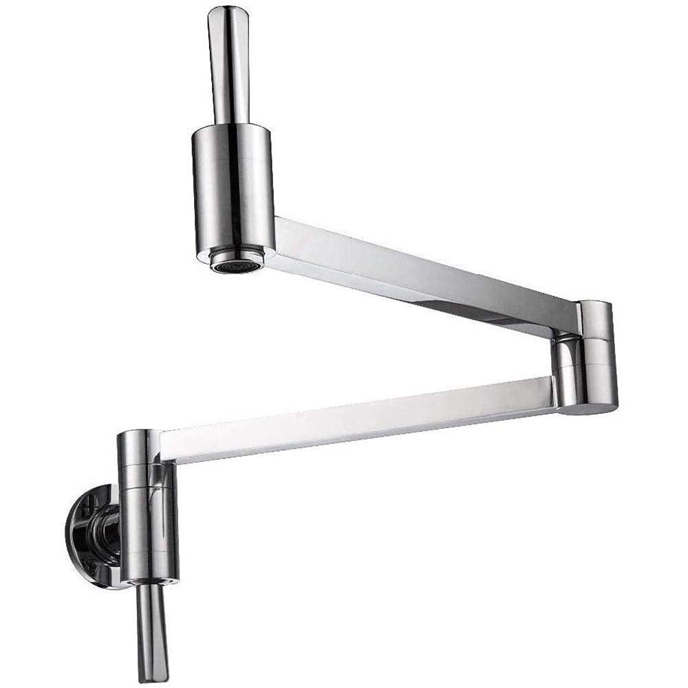 Robinet d'évier de cuisine moderne robinets simples pliables en bronze