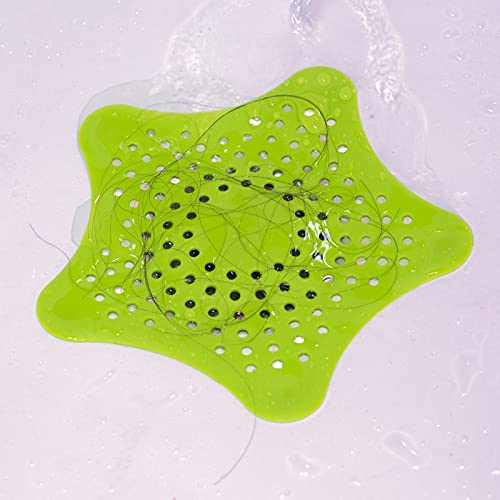 LATIBELL 3 Pcs Silicone Drain Hair Catcher, Kitchen Sink Strainer - Bathroom Shower Sink Stopper - Drain Cover Hair Trap, Filter for Kitchen Bathroom Tub