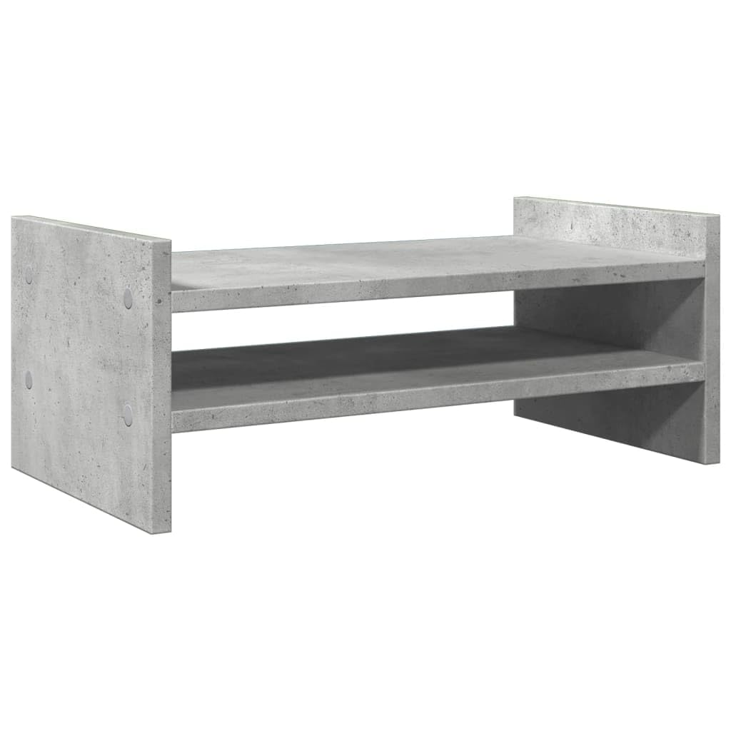Supporto per monitor, 50 x 27 x 20 cm, in legno, da scrivania, per PC, laptop, computer