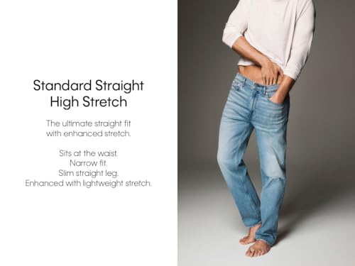 Image of Calvin Klein Men's Straight High Stretch Jeans