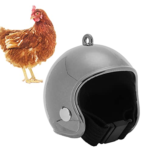 Capacetes de papagaio, chapéu de frango 1,4 x 1,4 x 1,4 polegadas Capacete engraçado de frango portá