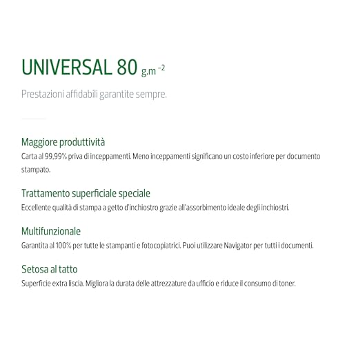 Miniatura 3 de Navigator Universal - Papel Multiusos Para Impresora - A4 80gr - 2500 Hojas