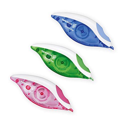 Paper Mate Liquid Paper Dryline Grip Correction Tape | Pink & Blue | 2 Count #TOP1