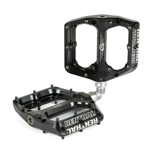 Renthal Revo-F Flat Pedals Black, One Size