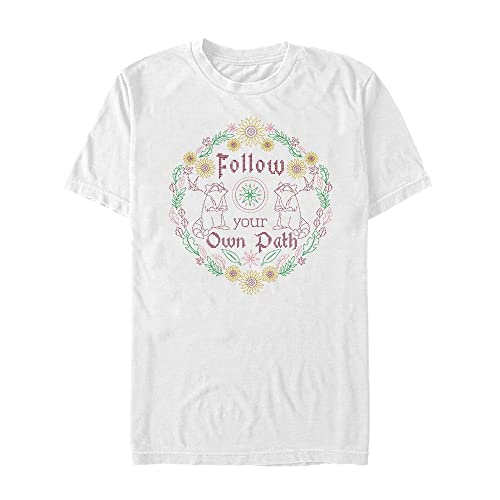 T-Shirt Blanc Disney POCA Journey 3XL Homme en coton confortable