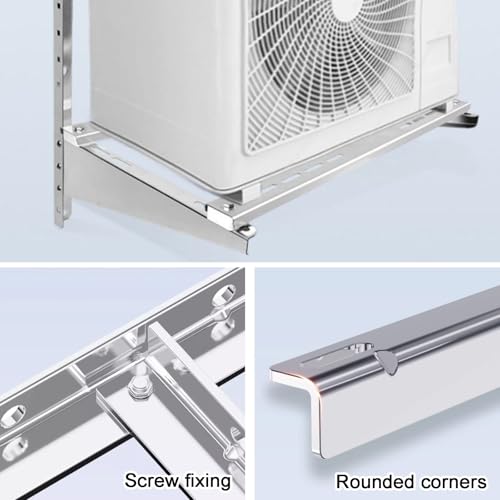 Support en acier inoxydable durable pour climatiseur de terrasse