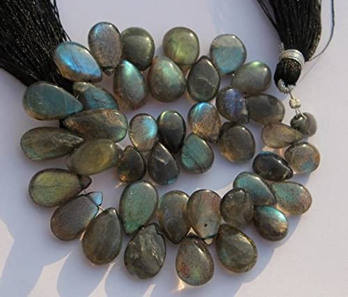 Labradorite naturelle briolettes poire pour créer un cadeau personnalisé unique