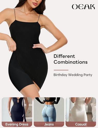 Image of OEAK Tummy Control Shapewear for Women Seamless Girdle High Waisted Body Shaper Underwear Panty Smooth Under Dress Shapewear