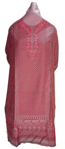 Image of Womens designer woolen suit for women with salwar and kashmiri shawl winter wear kani unstitched fabric set, stylish kurta pant set woollen dress material for women by pure pashmina wooltex