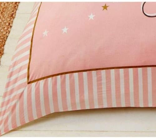 Rapport Home Duvet Cover Set, Polycotton, Pink, Single