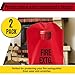 Amylove 2 Pcs Fire Extinguisher Cover 20-26 lb Heavy Duty Thickened Fire Protective Sleeve from Scuffs and Scratches Accessories 18