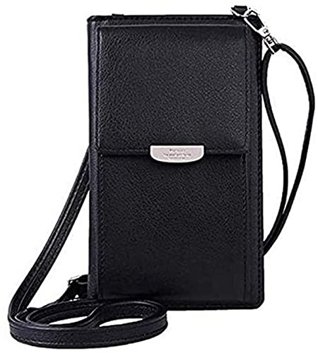 Small Crossbody Bag Cell Phone Purse Wallet with Credit Card Slots for iPhone 14 13 Pro 12 11 Pro XR Samsung Galaxy S22 S21 S20 5G/ S22+ S10+ A10e Note 10 Google Pixel 6a 5a 4a Blu View 2 BLU G9 PRO