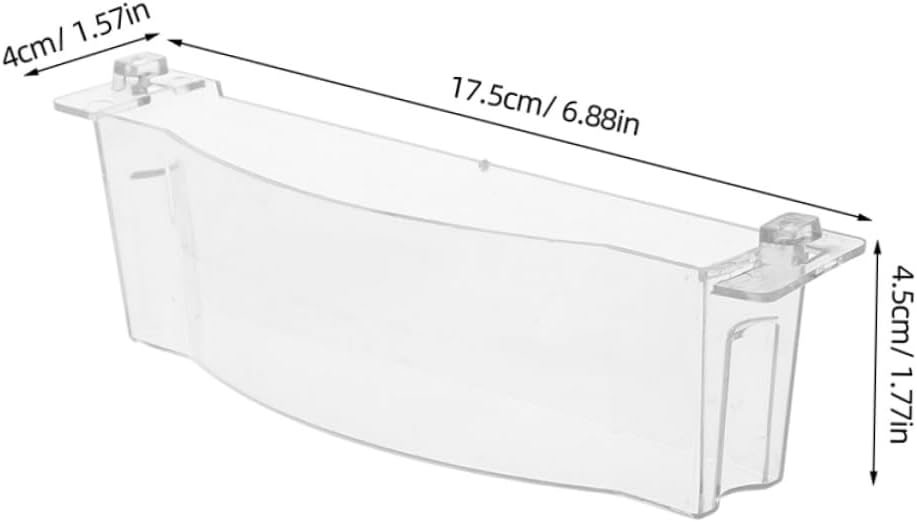 STOBOK 2pcs Thickened Oil Collection Tray for Kitchen Range Hood Universal Grease Catcher Plastic Round Oil Collector Compatible Gas Stoves