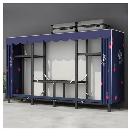 PEYNIR Foldable Wardrobe Portable Closet Living Room Bedroom Large Temporary Detachable Wardrobe Easy To Assemble Armoire Clothes Storage