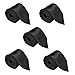FOMANN Mens Wedding Tie Wholesale Groomsman Bestman Solid Color Skinny Ties Lot of 5 Necktie