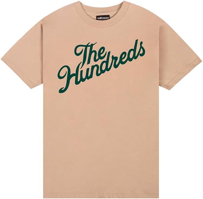 The Hundreds Unisex Adult Slant Logo Short Sleeve T-Shirt Standard Fit