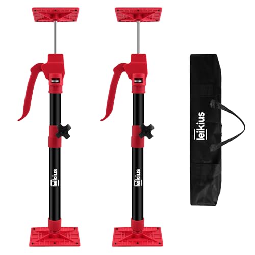 2PK Steel Cabinet Jacks for Installing Cabinets,21.3-45.6" Adjustable 3rd Hand