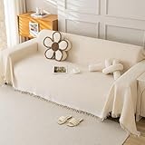 Highdi Funda de Sofá Estilo Nórdico,Beige)