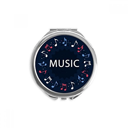 Miroir rond maquillage de poche pour des retouches en musique lors de vos sorties citadines