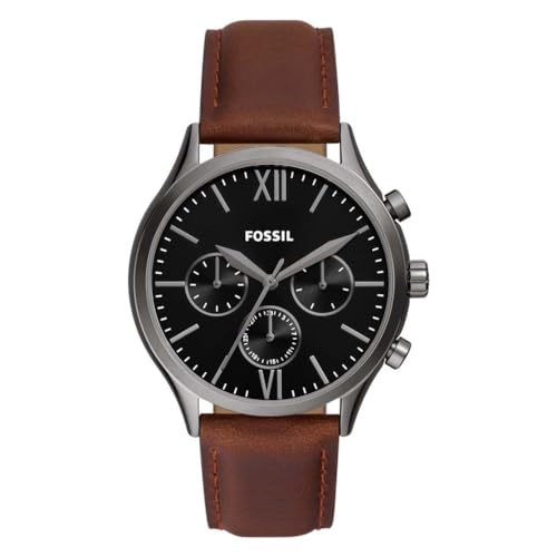 Fossil Reloj Analógico para Hombres de Cuarzo con Correa en Cuero BQ2814 Fossil Reloj Analógico para Hombres de Cuarzo con Correa en Cuero BQ2814