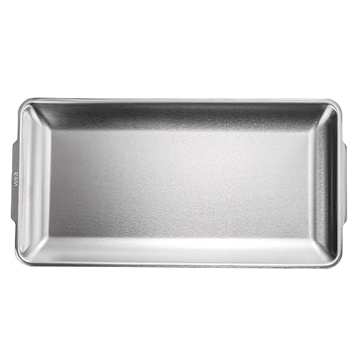 Zenfun Z-STAINLESSSTEELTRAY-3PCS 3 Packs 304 Stainless Steel Serving Platters, Rectangle Metal Dinner Plates With Handles, Decorative Organizer Trays thumb #2