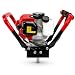 XtremepowerUS V-Type 55CC 2 Stroke Gas Post Hole Digger One Man Auger EPA Machine Plant Soil Digging Fence (55cc Engine Head)