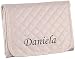 Danielstore Cambiador Bebé Plegable Plastificado Personalizado con Nombre Bordado - Portátil, Regalo Recién Nacido, Colchón Alfombrilla