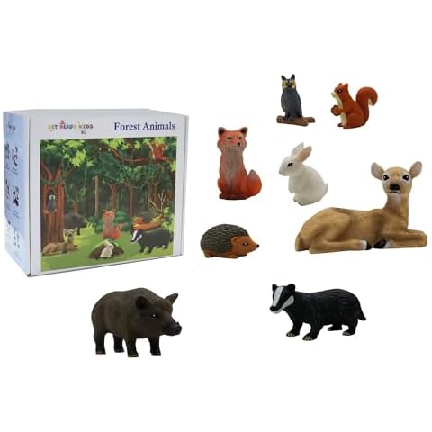 Get Ready Kids Forest Animal Playset, 8 Pieces Cover
