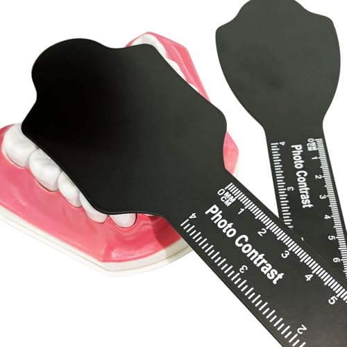 6-teiliges teiliges Kontrastbrett-Set aus Edelstahl, Schwarzer Kontraster für Fotografie, Foto-Hintergrund Kit