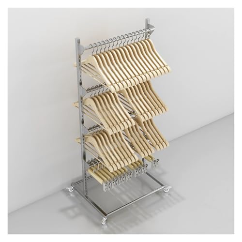 Porte-coussin à roulement en acier inoxydable réglable pour boutique et stockage commercial