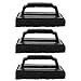 BESTonZON BBQ Brush BBQ Grill Accessories 3pcs BBQ Grill Grill Cleaning Brush BBQ Replaceable Scraper scouring pad with Handle Scrubber Grill Brush Griddle Cleaning Pads Portable Gas Grill