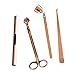 Produktbild Fairylove 3 Stück Kerzenwerkzeug Set Kerze-Geschenk-Set Valentinstag Kerzenzubehör Kerzenlöscher Edelstahl, Kerzenlöscher Kerzenhaken Kerze schneiden Wohnaccessoires Deko