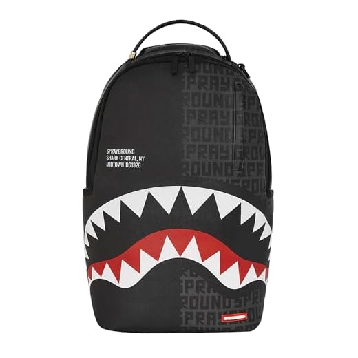 Water-Resistant Shark Central Split Backpack
