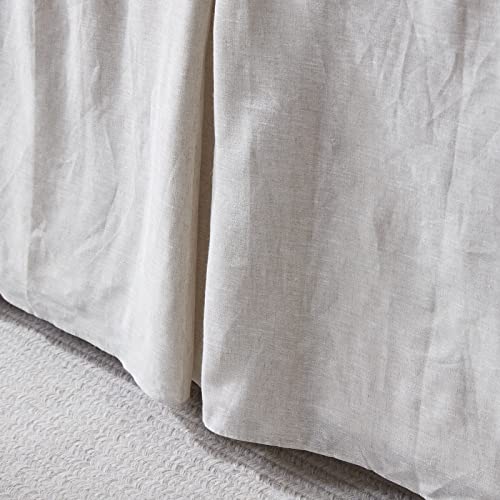 Simple&Opulence Premium 100% Belgian Linen Bed Skirt #TOP29