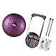 Btuty Steel Pan 5,5 Zoll 8-Ton Tongue Drum C Key Percussion Instrument Handpan Drum mit Drum Mallets Tragetasche