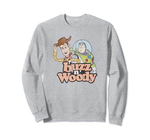 Sweat Toy Story Buzz N Woody Vintage Poster retrouvez vos souvenirs d enfance